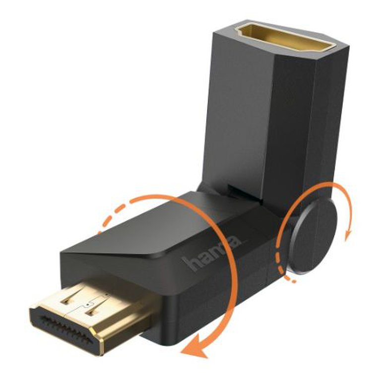 Hama High-Speed HDMI Rotatable Adapter - Male to Female