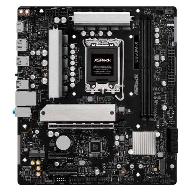 Asrock B860M-X, Intel B860, 1851, Micro ATX, 2 DDR5, HDMI, DP, 2.5G LAN, 2x M.2