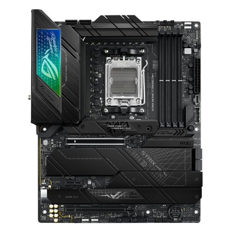 Asus ROG STRIX X670E-F GAMING WIFI, AMD X670, AM5, ATX, 4 DDR5, HDMI, DP, Wi-Fi 6E, 2.5G LAN, PCIe5, RGB, 4x M.2