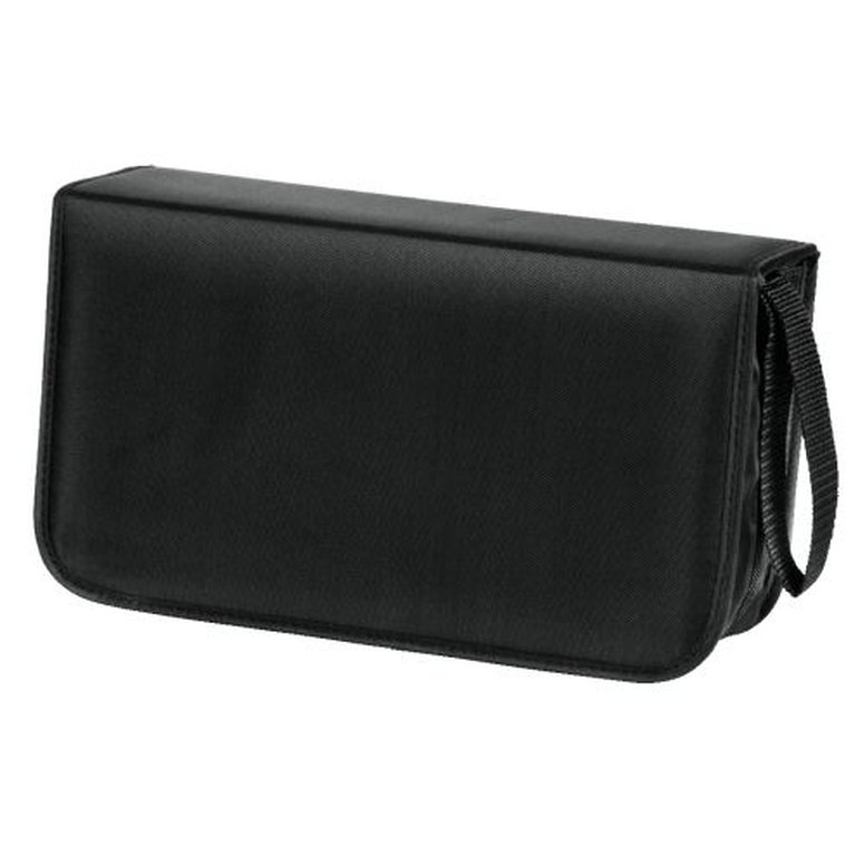 Hama CD/DVD/Blu-Ray Disc Wallet, Up to 120 Discs, Black