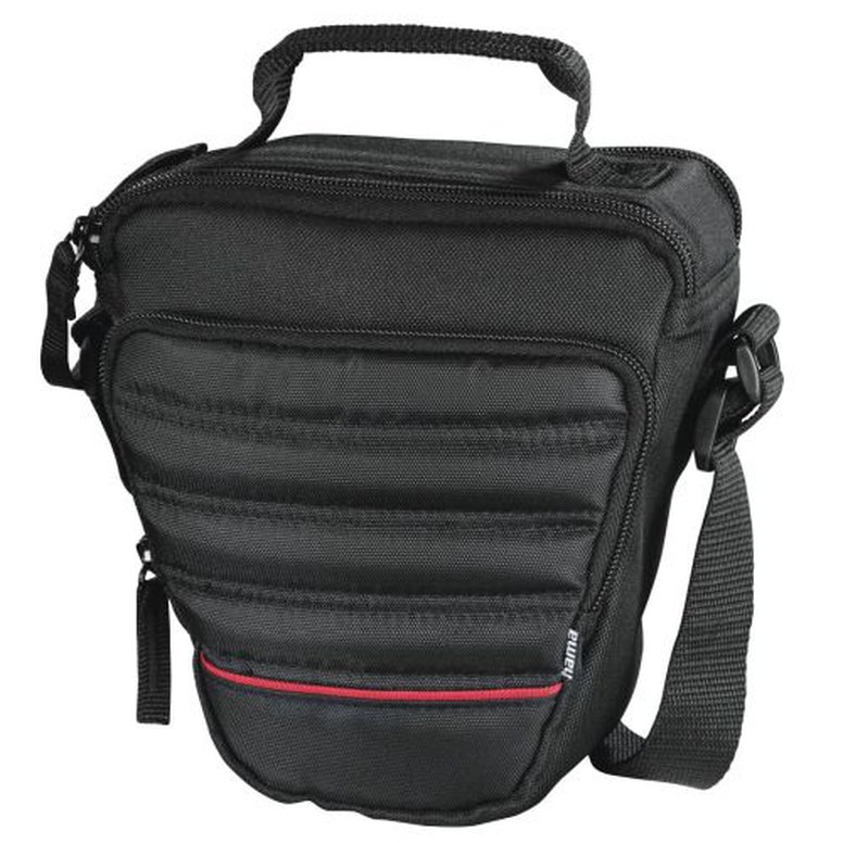 Hama Samara 110 Colt Camera Case, Shoulder Strap, Removable Divider, Black, 17 x 10 x 17 cm Compartment