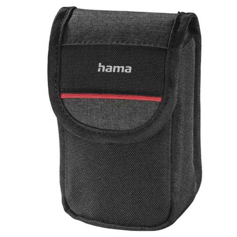 Hama Valletta 60L Compact Camera Case, Belt Loop, Black, 6 x 4 x 11 cm Compartment