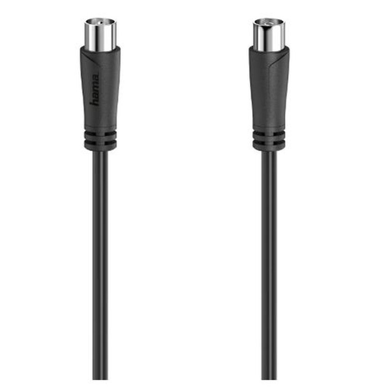 Hama Antenna Cable, Coax Male to Coax Female, 90dB, 1.5 Metre