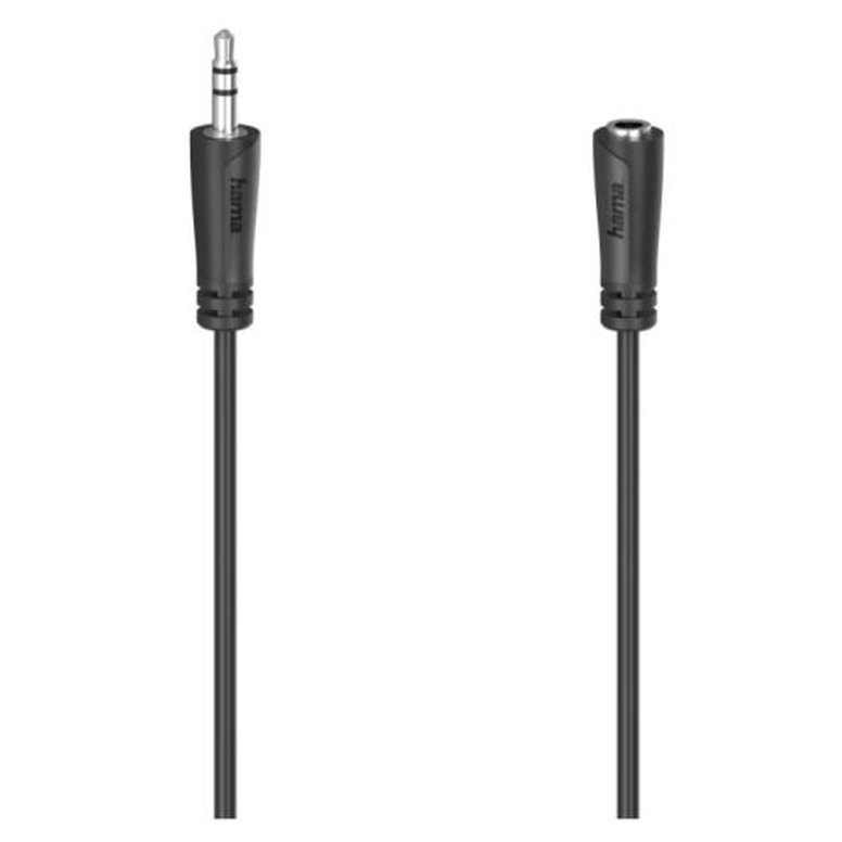 Hama 3.5mm Jack Stereo Cable, Male to Female, 3 Metre