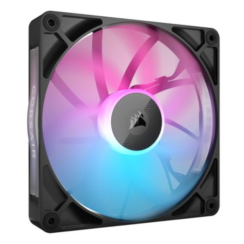 Corsair iCUE LINK RX140 RGB 14cm PWM Case Fan, 8 ARGB LEDs, Magnetic Dome Bearing, 1700 RPM, Black, Single Fan Expansion Kit