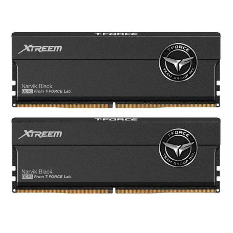 Team T-Force Xtreem 32GB Kit (2 x 16GB), DDR5, 8000MHz (PC5-64000), CL38, ECC, XMP 3.0, PMIC, DIMM Memory, Black