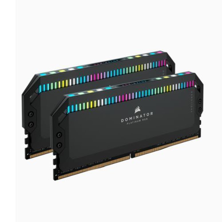 Corsair Dominator Platinum RGB 64GB Kit (2 x 32GB), DDR5, 5600MHz (PC5-44800), CL40, 1.25V, XMP 3.0, PMIC, DIMM Memory, Black