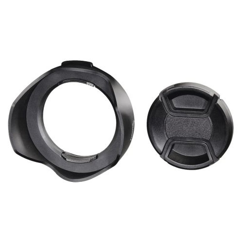 Hama Lens Hood with Smart-Snap Lens Cap, For Lenses w/  58mm Filter Thread