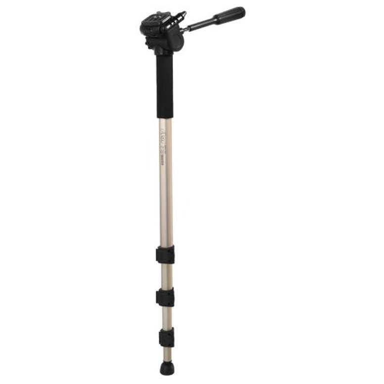 Hama (Star 78 Mono) Camera Monopod, 3D Tilt Head, 176cm Max Height, 6.4mm Thread, Quick-Release Plate, Spirit Level, Bag