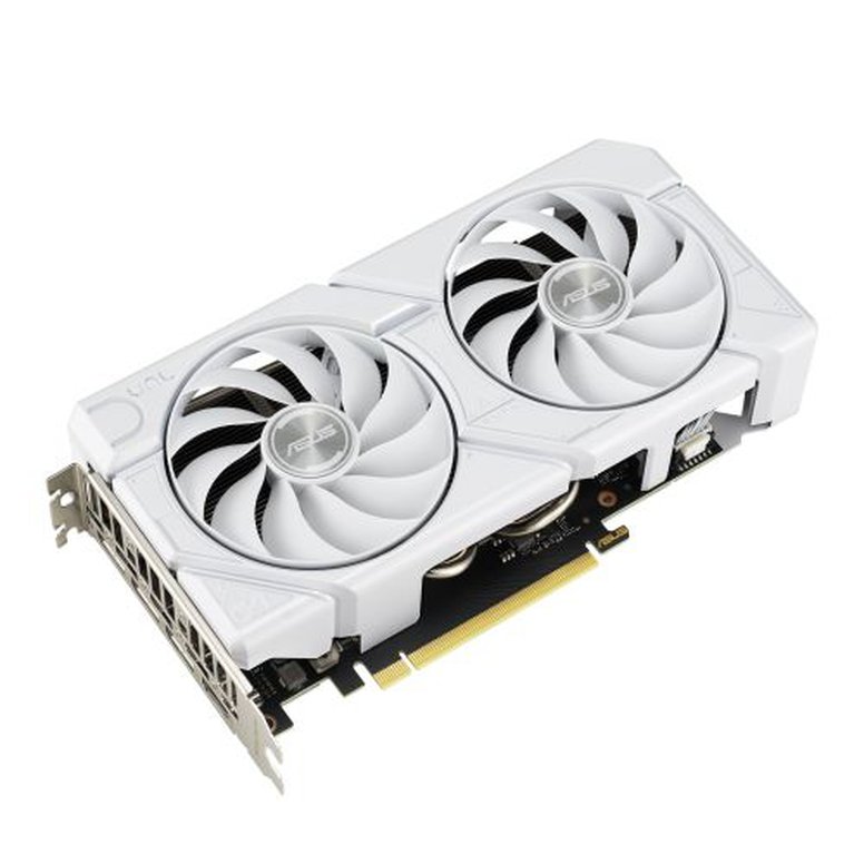 Asus DUAL RTX4060 EVO White OC, 8GB DDR6, HDMI, 3 DP, 2535MHz Clock, Overclocked 