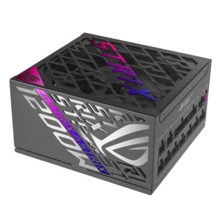 Asus ROG Strix 1200W Platinum PSU, Fully Modular, 80+ Platinum, ATX 31, PCIe 5.0, GaN MOSFET, Intelligent Voltage Stabilizer