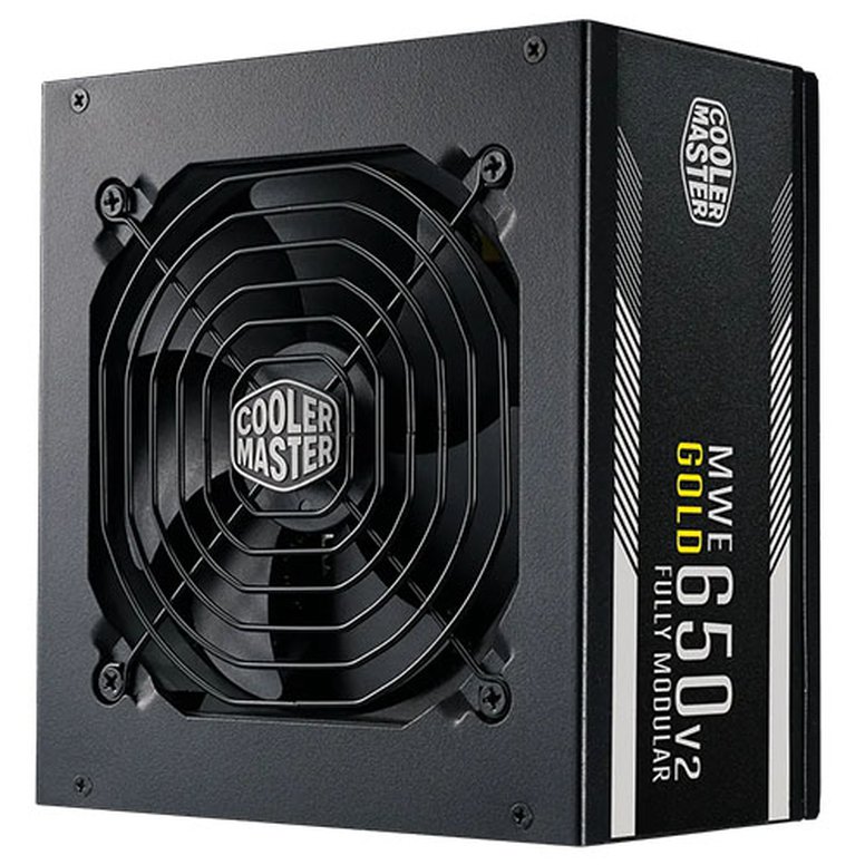 Cooler Master 650W MWE Gold V2 ATX 2.41 PSU, Fully Modular, HDB Bearing Fan, 80+ Gold