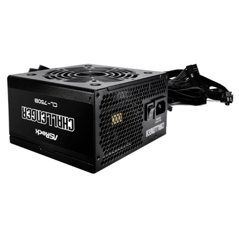 Asrock 750W Challenger CL-750B PSU, Fully Wired, 80+ Bronze, ATX 2.52, PCIe 5.1