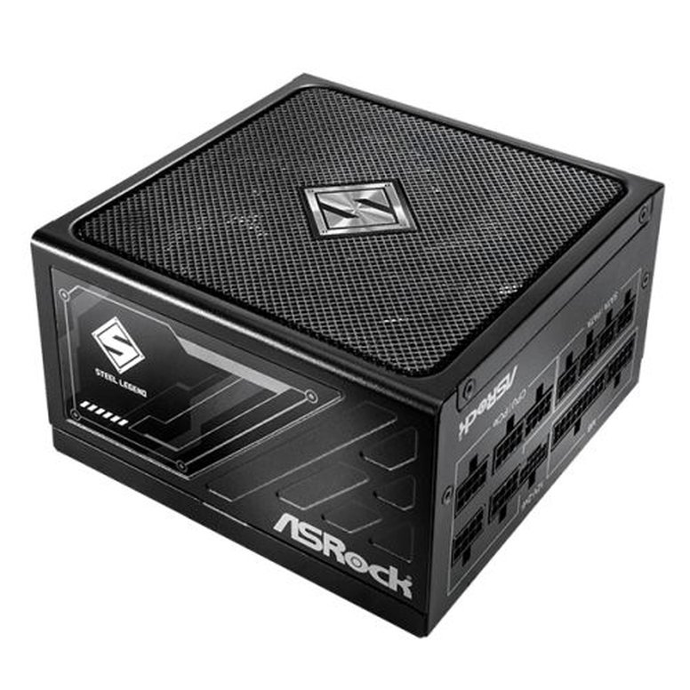 Asrock 850W Steel Legend SL-850G PSU, Fully Modular, 80+ Gold, Cybenetics Platinum & Lambda A+, ATX 3.1, PCIe 5.1