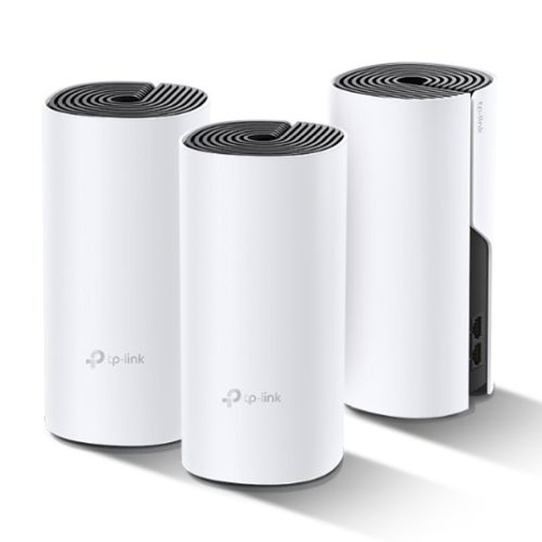 TP-LINK (DECO P9) Whole-Home Hybrid Mesh Wi-Fi System with Powerline, 3 Pack, Dual Band AC1200 + HomePlug AV1000