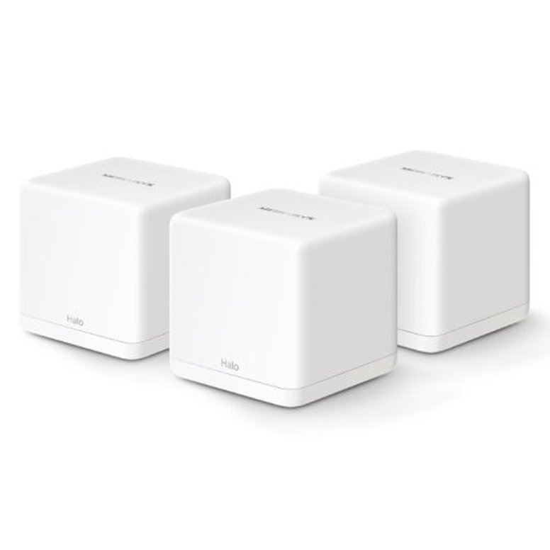 Mercusys (Halo H1500X 3-Pack) AX1500 Dual Band Whole Home Mesh Wi-Fi 6 System, OFDMA & MU-MIMO