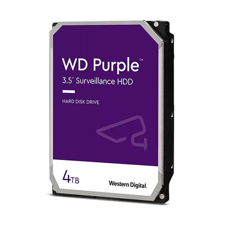 WD 3.5", 4TB, SATA3, Purple Surveillance Hard Drive, 256MB Cache, OEM