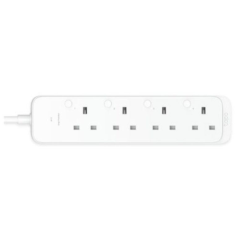 TP-LINK (TAPO P304M) Smart Wi-Fi Power Strip, 4 Outlets, App/Voice Control, Surge Protection, Energy Monitoring, Matter Certified