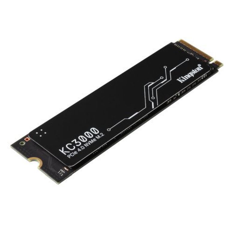 Kingston 2TB KC3000 M.2 NVMe SSD, M.2 2280, PCIe4, 3D TLC NAND, R/W 7000/7000 MB/s, 1M/1M IOPS, Aluminium Heatspreader