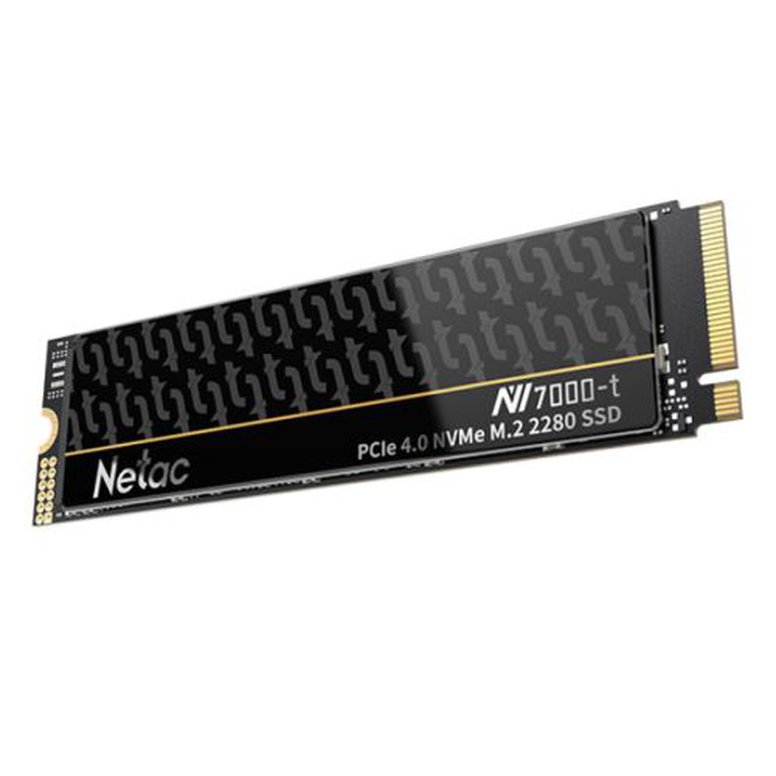 Netac 4TB NV7000-T M.2 NVMe Gen4 SSD, M.2 2280, PCIe4, 3D NAND, R/W 7300/6700 MB/s, Heatspreader 