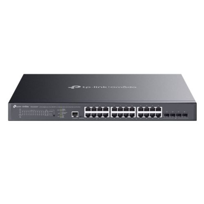 TP-LINK (SG3428XMPP) Omada 24-Port Gigabit and 4-Port 10GE SFP+ L2+ Managed Switch with 16-Port PoE+ & 8-Port PoE++ Rackmountable