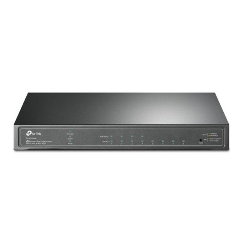 TP-LINK (TL-SG2008P) JetStream 8-Port Gigabit Smart Switch with 4-Port PoE+, Centralized Management