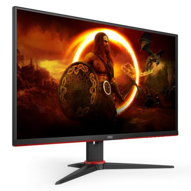 AOC 27" 3-Side Frameless QHD Gaming Monitor (Q27G2E/BK), 2560 x 1440, 1ms, 2 HDMI, DP, 155Hz, Freesync, 6 Game Modes, VESA