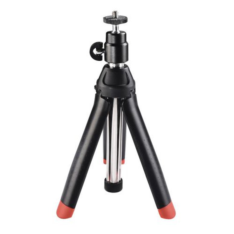 Hama Multi 4-in-1 Camera/Phone/GoPro/Selfie Table Tripod, Lightweight, 3-Way Ball Head, Telescopic Rod, 86cm Max Height