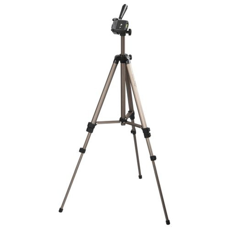 Hama (Star 700 EF Digital) Camera Tripod, 3D Tilt Head, 125cm Max Height, 6.4mm Thread, Spirit Level, Bag