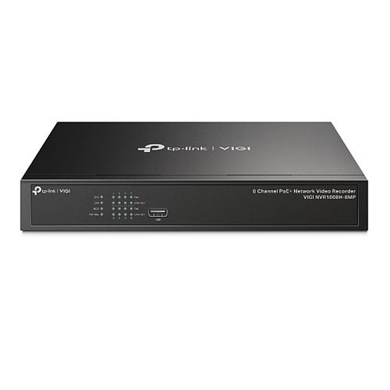 TP-LINK (VIGI NVR1008H-8MP) 8 Channel PoE+ Network Video Recorder, 4K HDMI Output, 16MP Decoding Capacity, H.265+, ONVIF, Two-Way Audio