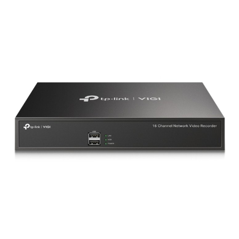 TP-LINK (VIGI NVR1016H) 16-Channel NVR, No HDD (Max 10TB), Quick Lookup and Playback, Remote Monitoring, H.265+, Two-Way Audio