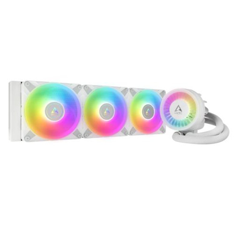 Arctic Liquid Freezer III A-RGB 360mm Liquid CPU Cooler, P12 PWM PST ARGB Fans & ARGB PWM Controlled Pump, White